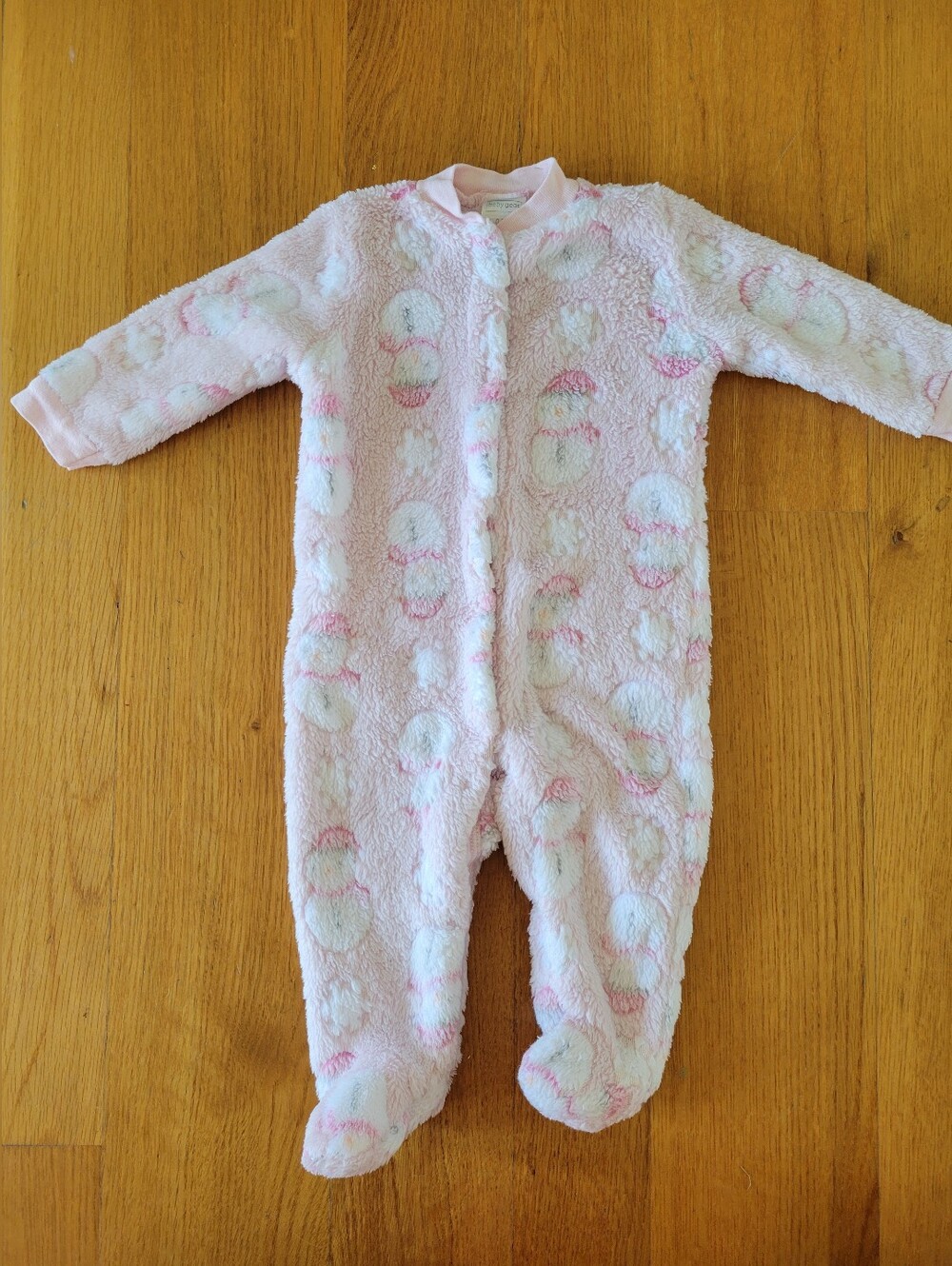 Baby girls size 0-3 months footie pajamas